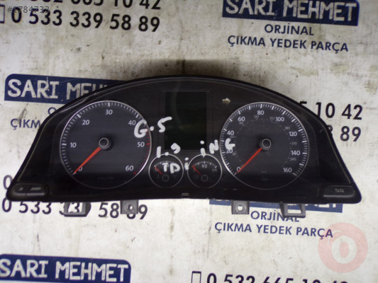 ÇIKMA VW GOLF V KM HIZ GÖSTERGE SAATİ 1K0 920 973 B , 1K0920