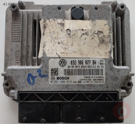 03C906027BA 03C907309B 0261S05812 VW GOLF PLUS MOTOR BEYNI