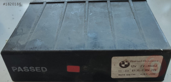 BMW E34 36 KONFOR KONTROL MODÜLÜ 61.35-1384204