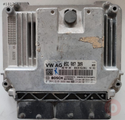 0261s16449 05e907309 JETTA motor beyini MG1CS011
