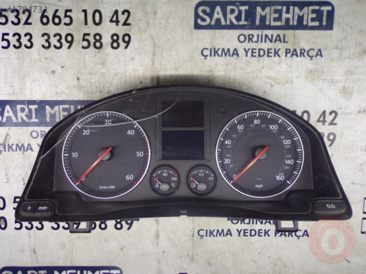 VW GOLF V 2005 ÇIKMA KM HIZ GÖSTERGESİ SAATİ 1K0 920 962 B ,