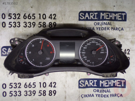 ÇIKMA AUDİ A4 SEDAN 2007-2015 KM HIZ GÖSTERGE SAATİ 8K0 920