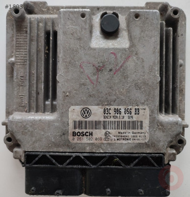 VW GOLF 1.6 FSI 03C906056BB, 0261S02069,MED9.5.10 ECU MOTOR