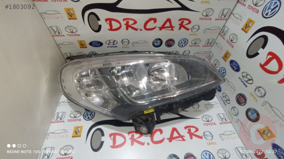 FİAT DOBLO SAĞ FAR İÇİ BEYAZ 2015-16 ÇIKMA PARÇA