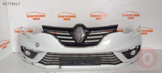 Megane 4 dolu ön tampon orijinal çıkma beyaz
