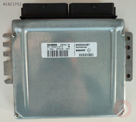 8200204387 S118301413B SIRIUS34 RENAULT CLIO KANGO ECU MOTOR