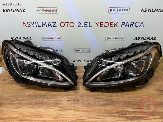 MERCEDES C SERİSİ W205 TAKIM FAR ORJİNAL