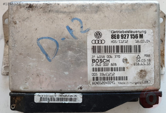 Audi A4 3.0 ŞANZIMAN BEYNİ 0260002828 8E0927156M
