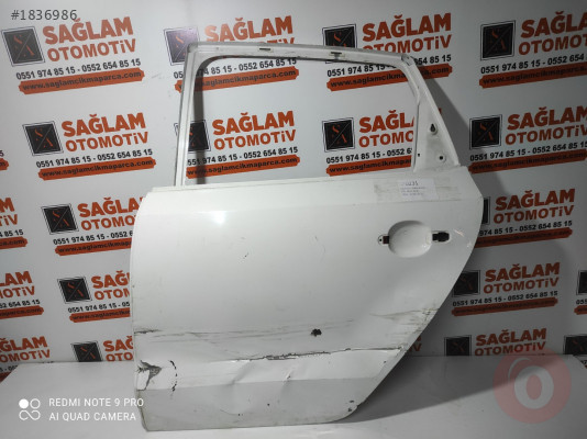VW POLO 09-16 ÇIKMA SOL ARKA KAPI OEM; 6R4833311