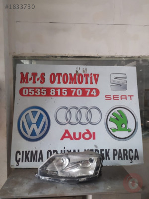 SKODA RAPİD SOL ÖN FAR ÇIKMA ORİJİNAL
