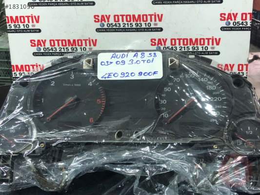 Audi A8 gosterge saati 3.0 tdi 4E0920900F cikma orj