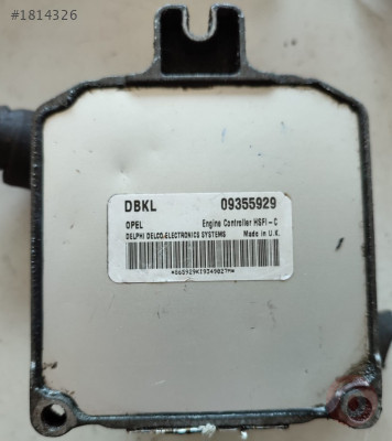 Opel Astra G Zafira 1.6 Motor Beyni  09355929 - CSSJ - HSFI-