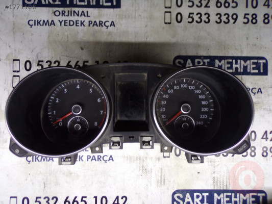 ÇIKMA VW GOLF 2007 - 2009 KM HIZ GÖSTERGE SAATİ 5K0920870B