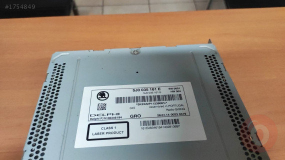 5JO 035 161 E SKODA RAPİD TEYP