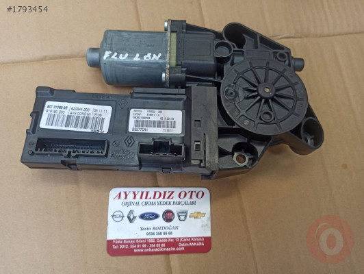 807310699R RENAULT FLUENCE SOL ÖN CAM MOTORU