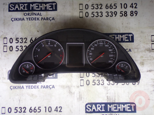 ÇIKMA AUDİ A4 ÇIKMA KM SAATİ 8E0920930S . 8E0 920 930 S
