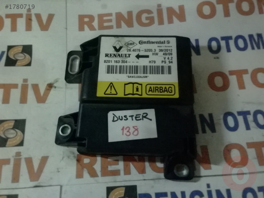 DACİA DUSTER AİRBAG BEYNİ 8201163304
