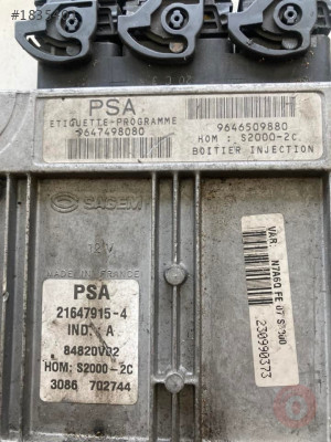 ECU Citroen Peugeot 1.4  9647498080 9646509880 S2000-2C