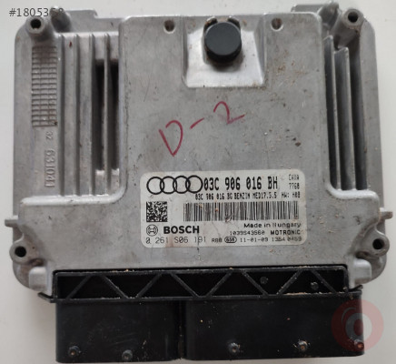 03C906016BH 03C906016BG 0261S06191 AUDİ A1 MOTOR BEYNİ