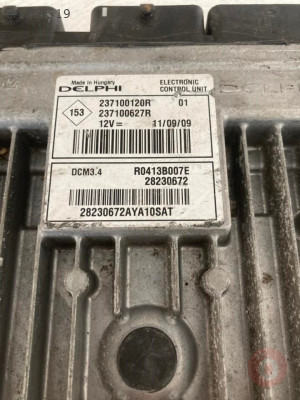 237100120R FLUENCE DCM3.4 MOTOR BEYİNİ 237100943R 28252915