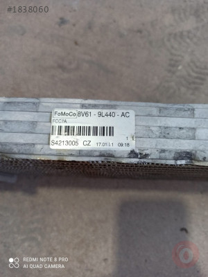 8V61 9L440 AC İNTERCOOLER FOCUS C-MAX 1.6 TDCI 04- FOMOCO 8V