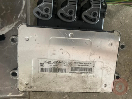 Peugeot 206 1.4 Benzin Motor Beyin J34p-Aae 9665050780