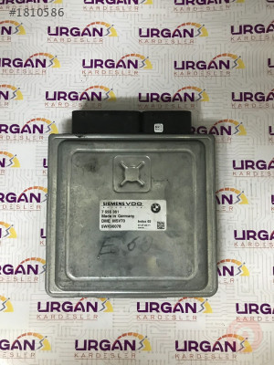 5WK90078 7555361 BMW E60 5.25 MOTOR BEYNİ SIEMENS ECU