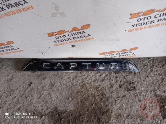 Renault Captur Arka Bagaj Çıtası -Plaka Aydınlatma 2013-2019