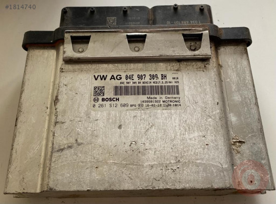 04E907309BH 0261S12609 VW GOLF MOTOR BEYNİ