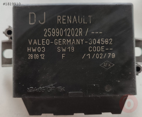 RENAULT LAGUNA III PARK SENSÖR BEYNİ 259901202R