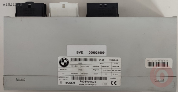 BMW X3 ELEKTRİKLİ BAGAJ KAPAĞI KONTROL MODÜLÜ 61.35-7394649