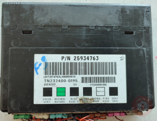 25934763; CHEVROLET IMPALA GMC S?GORTA KUTUSU