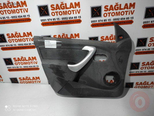 DACİA SANDERO ÇIKMA SOL ÖN KAPI DÖŞEMESİ OEM; 8200857130