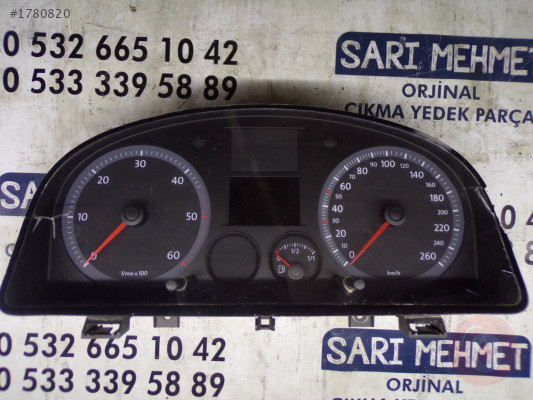 ÇIKMA VW CADDY 2004-2011 KM HIZ GÖSTERGE SAATİ 2K0 920 843 C