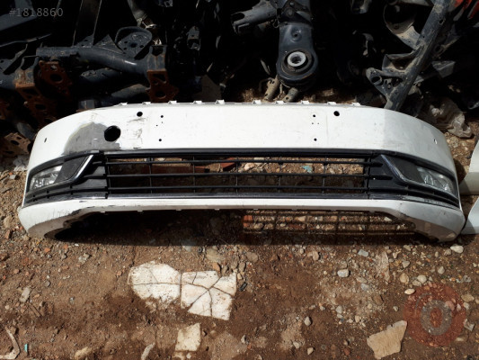 passat b7 dolu ön tampon orta ızgara sağ sol far sis kapağı