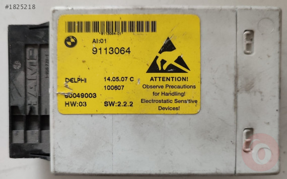 MERKEZ ANAHTARI KONTROL MODÜLÜ BMW 5 SERİSİ E60 E61 ECU 9113