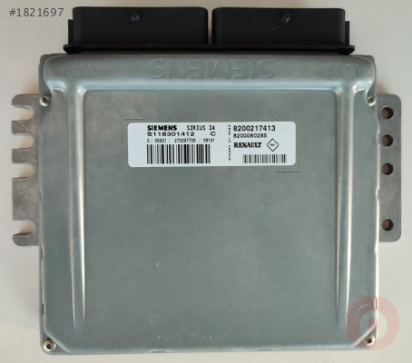Renault Megane Motor Beyni 8200217413 S118301412 C SIRIUS34