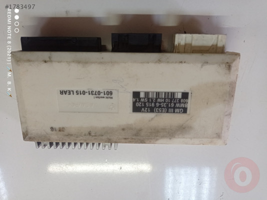 Bmw E39 konfor modülü oem 60837710 orjinal çıkma
