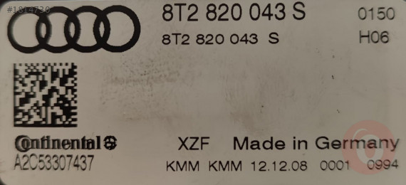 Audi A4 B8 1.8 TFSI Isıtıcı Klima Kontrol Paneli 8T2820043S