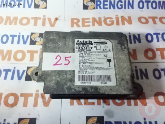 RENAULT MEGANE AİRBAG BEYNİ 604289600