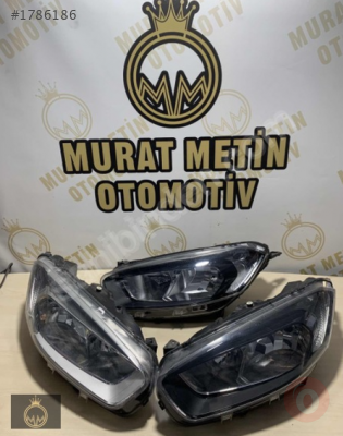 14-17 FORD COURİER SİYAH BEYAZ ZEMİN SAĞ SOL FAR ET7613W030