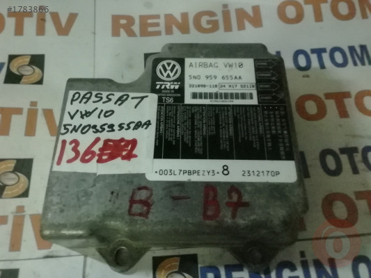 VOLKSWAGEN PASSAT AİRBAG BEYNİ 5N0959655AA