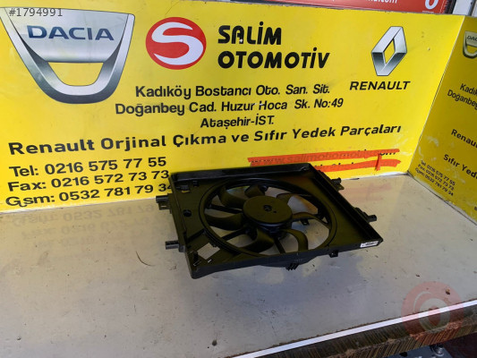 RENAULT CLİO 5 KOMPLE FAN ÇIKMA ORJİNAL