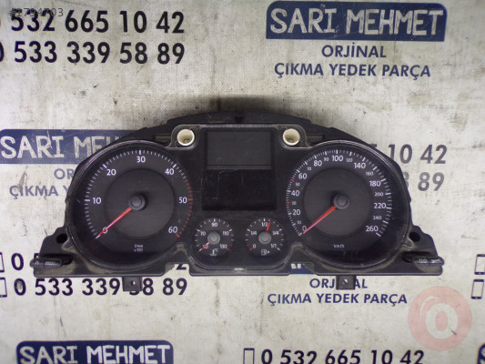 VW PASSAT B6 ÇIKMA KM HIZ GÖSTERGESİ SAATİ  3C0 920 853 K ,