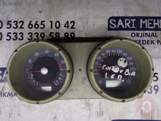 ÇIKMA VW POLO KM HIZ GÖSTERGE SAATİ 6K9 920 806 B , 6K992080