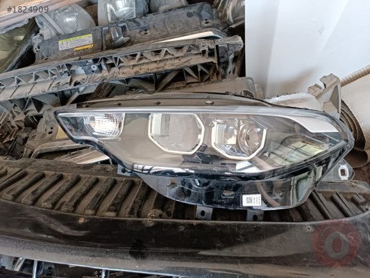 Fiat Egea üstü beyaz çizgili led far çıkma