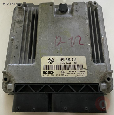 038906016 0281010734 VW T5 MOTOR BEYNİ EDC16U1