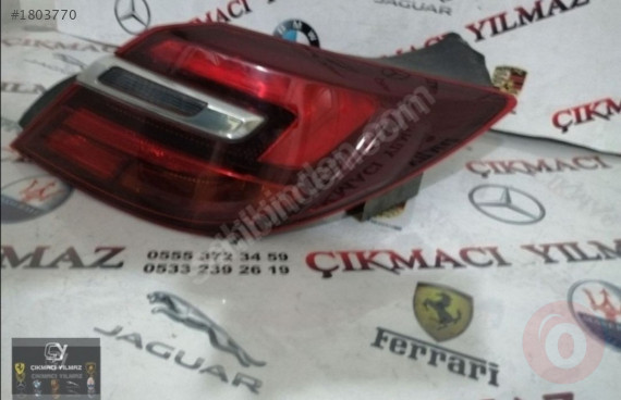 Opel insignia sağ arka stop insignia a makyajlı kasa