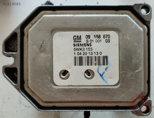 09158670 5WK9153 OPEL ZAFİRA 1.8XE MOTOR BEYNİ
