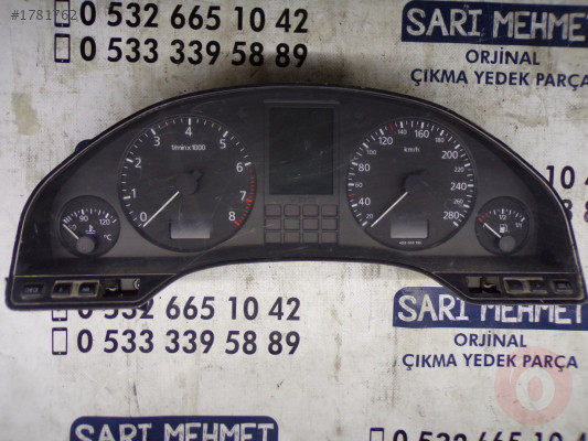 ÇIKMA AUDİ A8 1994-2002 KM HIZ GÖSTERGE SAATİ 4D0 919 033 F